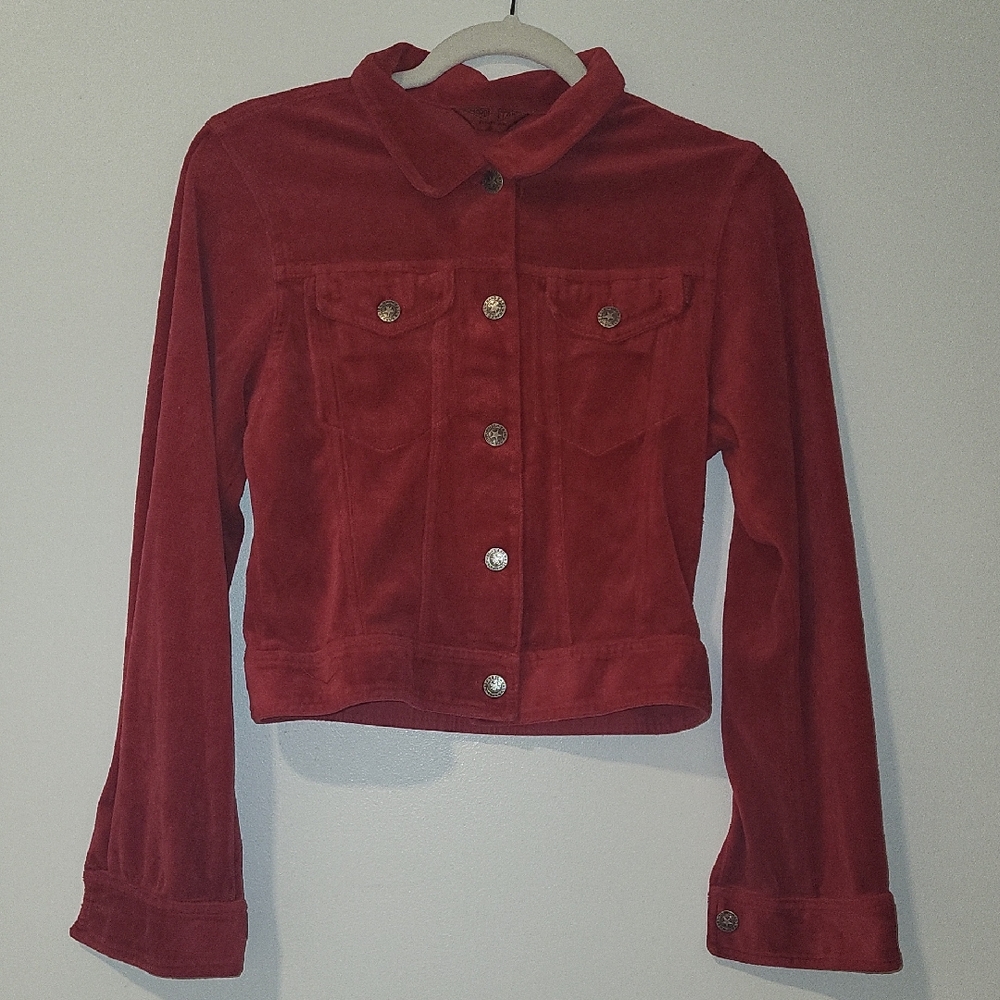 Hard TAIL Vintage Red Button-Up Jacket